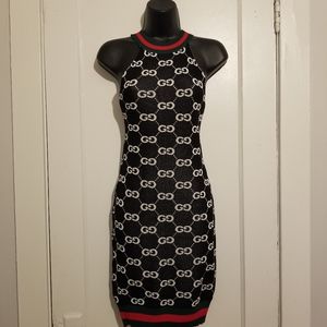 GG Sleeveless Knitted Dress